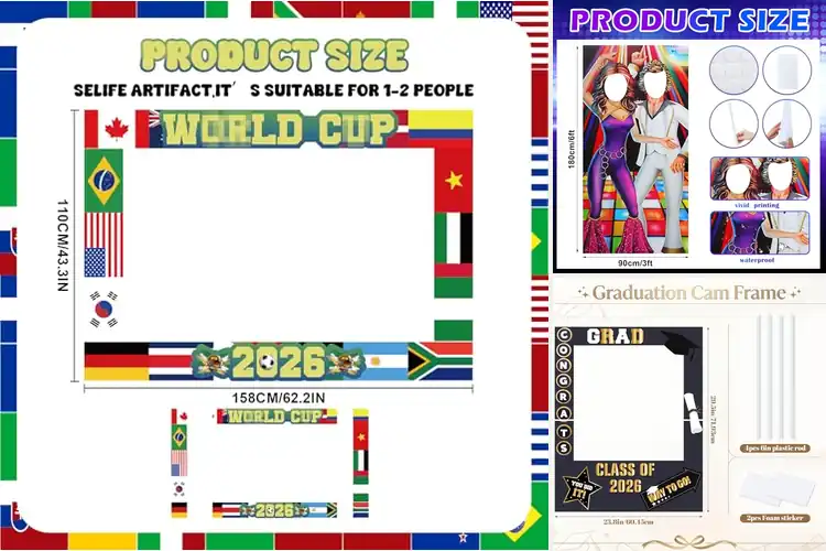 Detailed view of Best Photo Booth Cardboard Cutouts