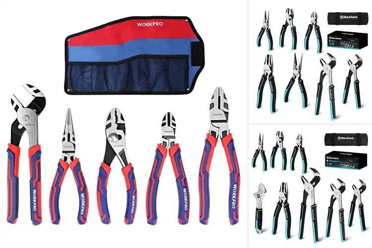Detailed view of Best Pliers with Pouch: DIY Ready & Organized