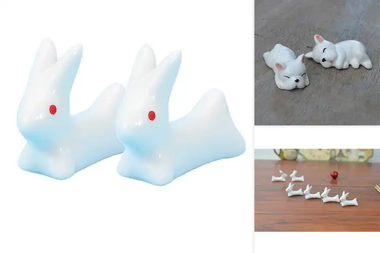 Detailed view of Best Rabbit Shape Spoon Fork Knife Holder