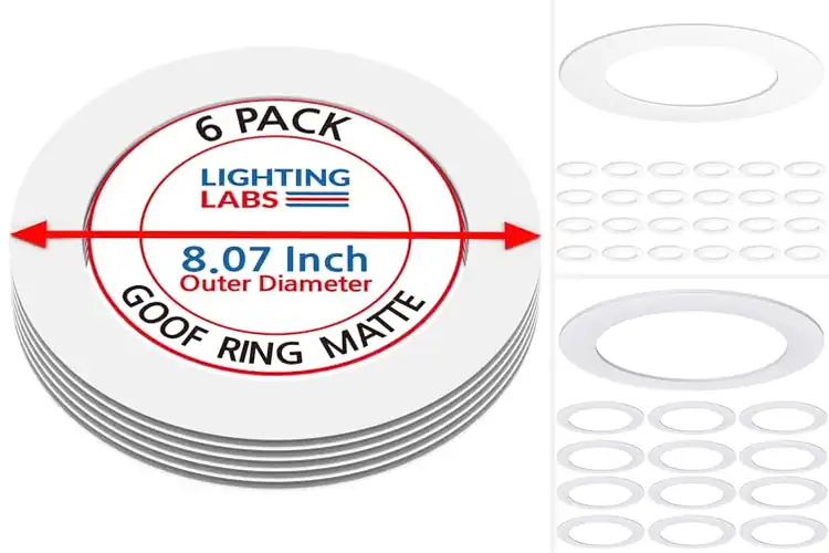 Detailed view of Best Recessed Light Trim Repair Rings