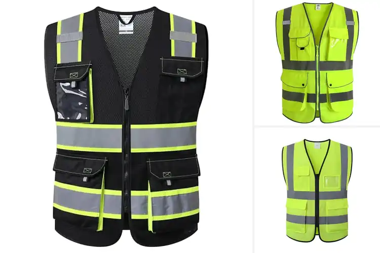 Detailed view of Best Reflective Work Vests