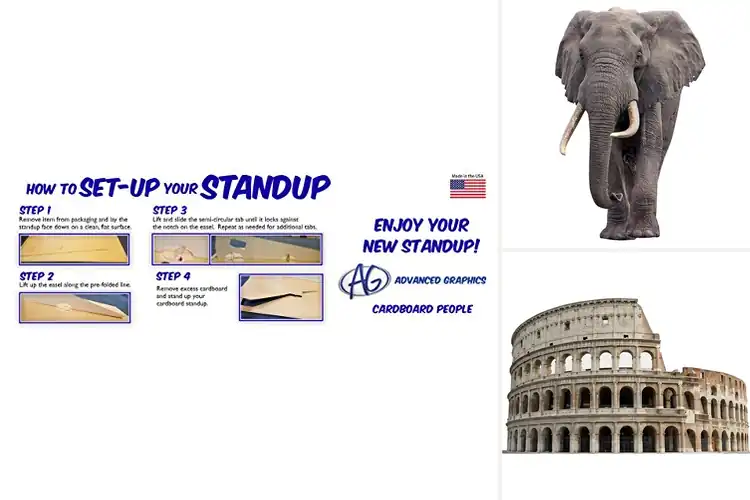 Detailed view of Best Reusable Cardboard Standees for Unforgettable Events