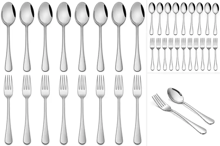 Detailed view of Best Salad Fork And Spoon Sets: Top Picks for Elegant Dining