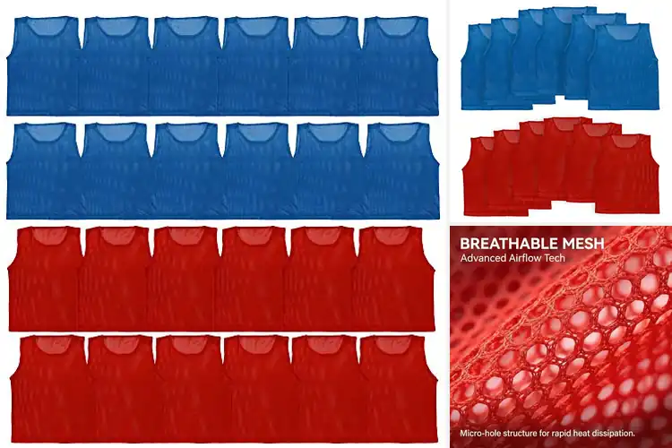 Detailed view of Best Scrimmage Vests For Football