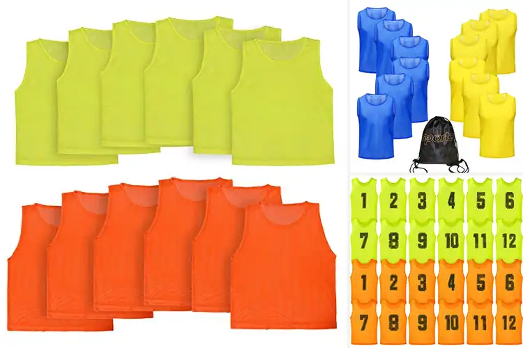 Detailed view of Best Soccer Training Vests