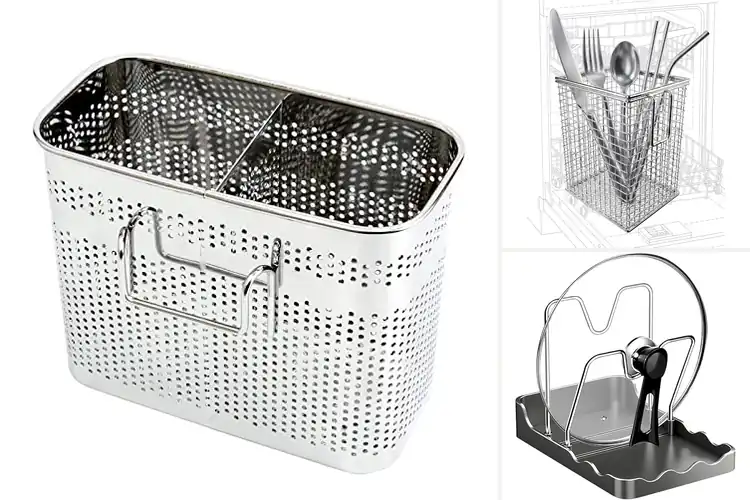 Detailed view of Best Space-Saving Chopstick Racks