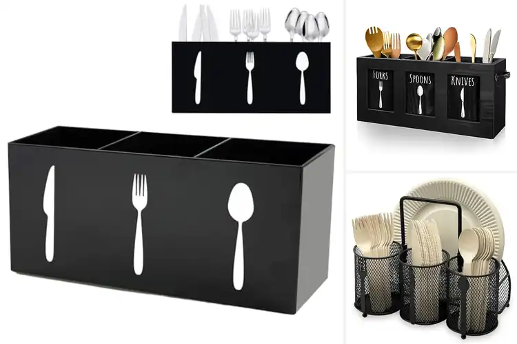 Detailed view of Best Spoon Fork Holders: Top 10 Picks for a Tidy Kitchen