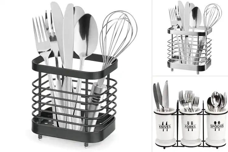Detailed view of Best Spoons Forks Holder Rack
