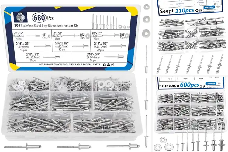 Detailed view of Best Stainless Steel Rivets