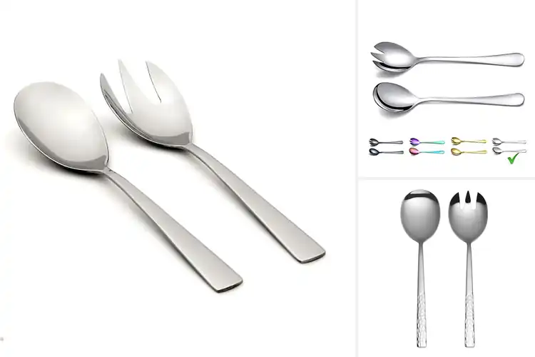 Detailed view of Best Stainless Steel Salad Servers