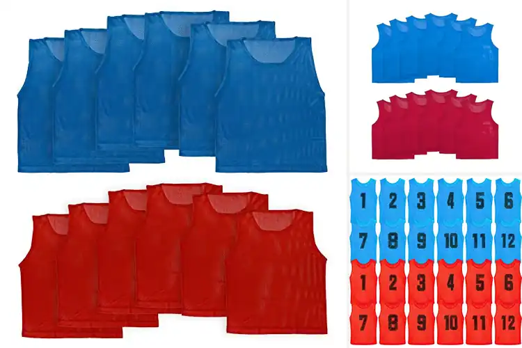 Detailed view of Best Team Pinnies – Quick-Change Comfort & Clear Team Splits