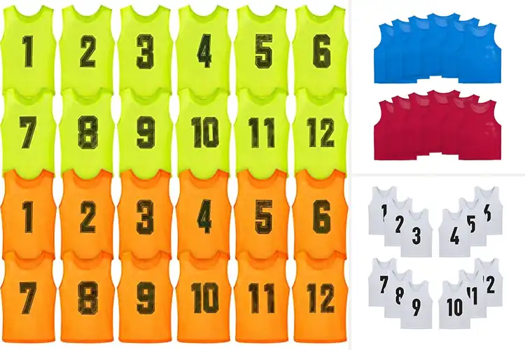 Detailed view of Best Team Training Vests