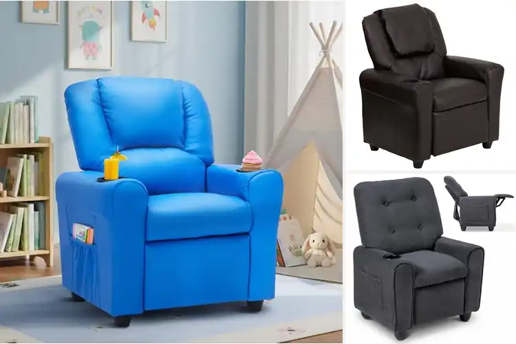 Detailed view of Best Toddler Recliner With Cup Holders