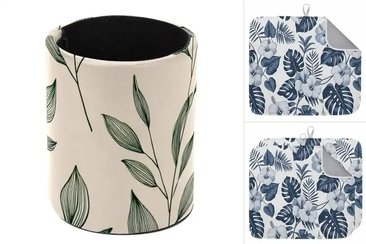 Detailed view of Best Twig Leaf Pattern Utensils