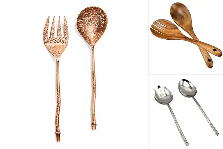 Detailed view of Best Twig Salad Servers Set
