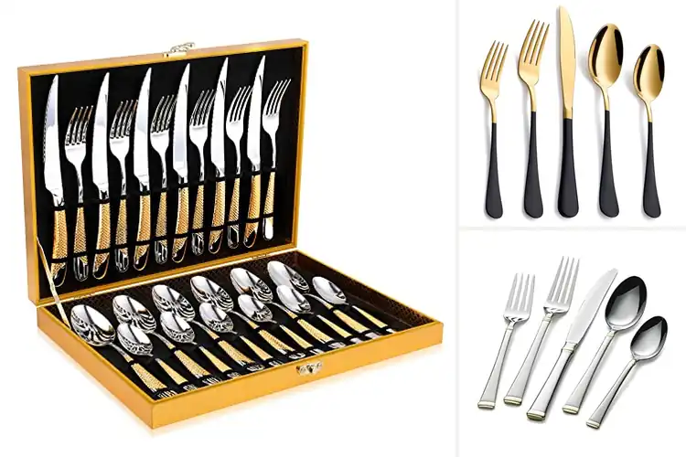 Detailed view of Best Two Tone Flatware