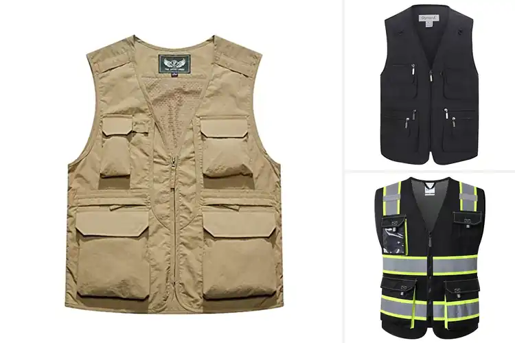 Detailed view of Best Utility Vests with Pockets