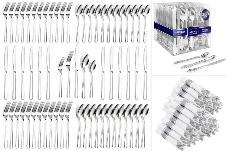 Detailed view of Best Wedding Dinner Party Flatware Gift