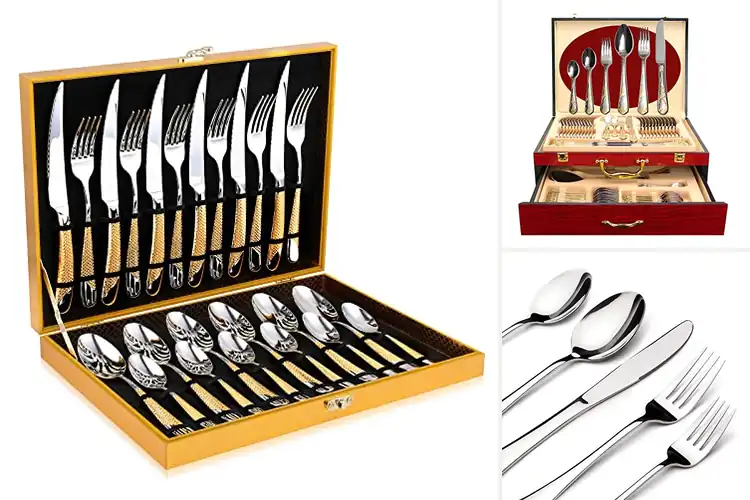 Detailed view of Best Wedding Gift Flatware Sets