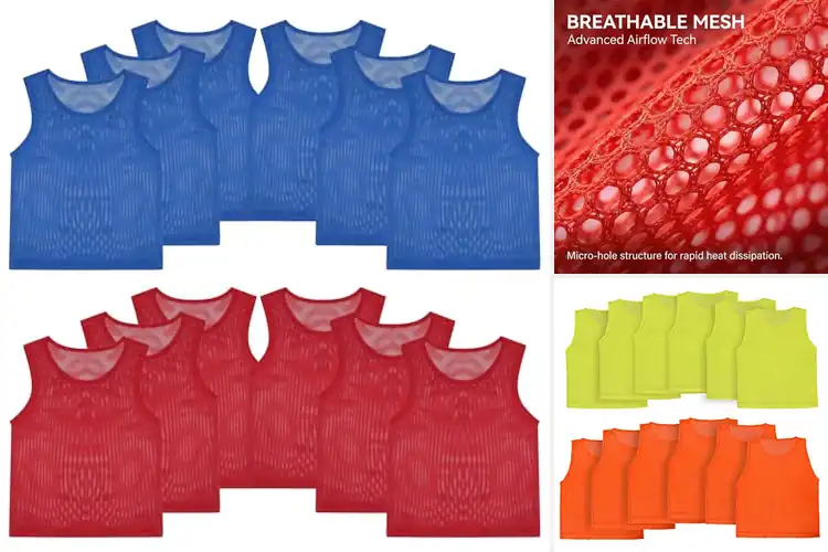 Detailed view of Best Youth Soccer Vests